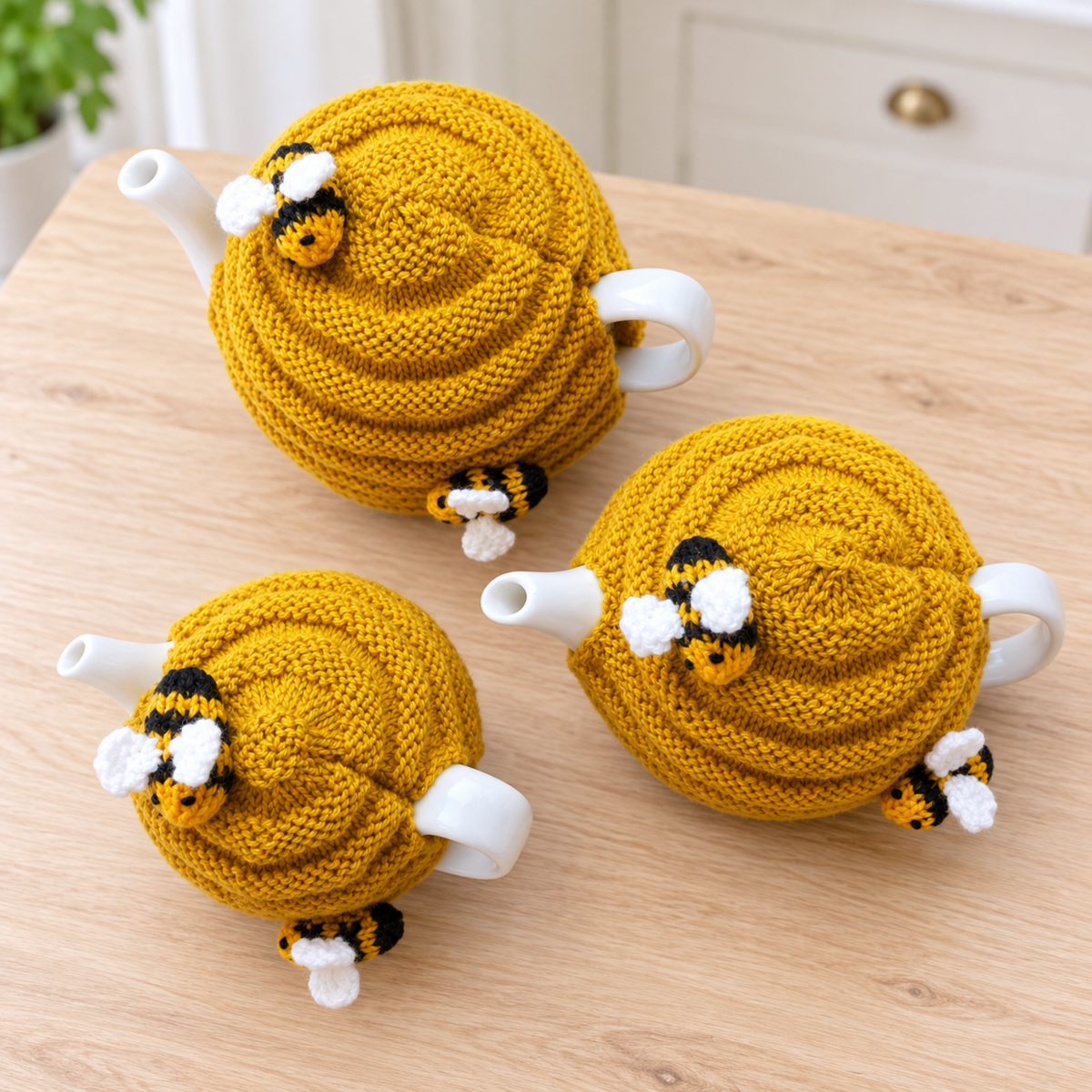 Beehive Tea Cosy Knitting Pattern PDF Three Teapot Cover Sizes  DK