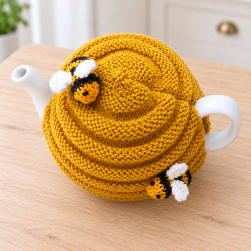 Beehive Tea Cosy Knitting Pattern PDF Three Teapot Cover Sizes  DK