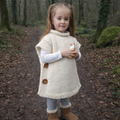 Children’s Tabard Poncho Knitting Pattern PDF  Super Chunky Easy Knit Ages 1–15 Years BB172
