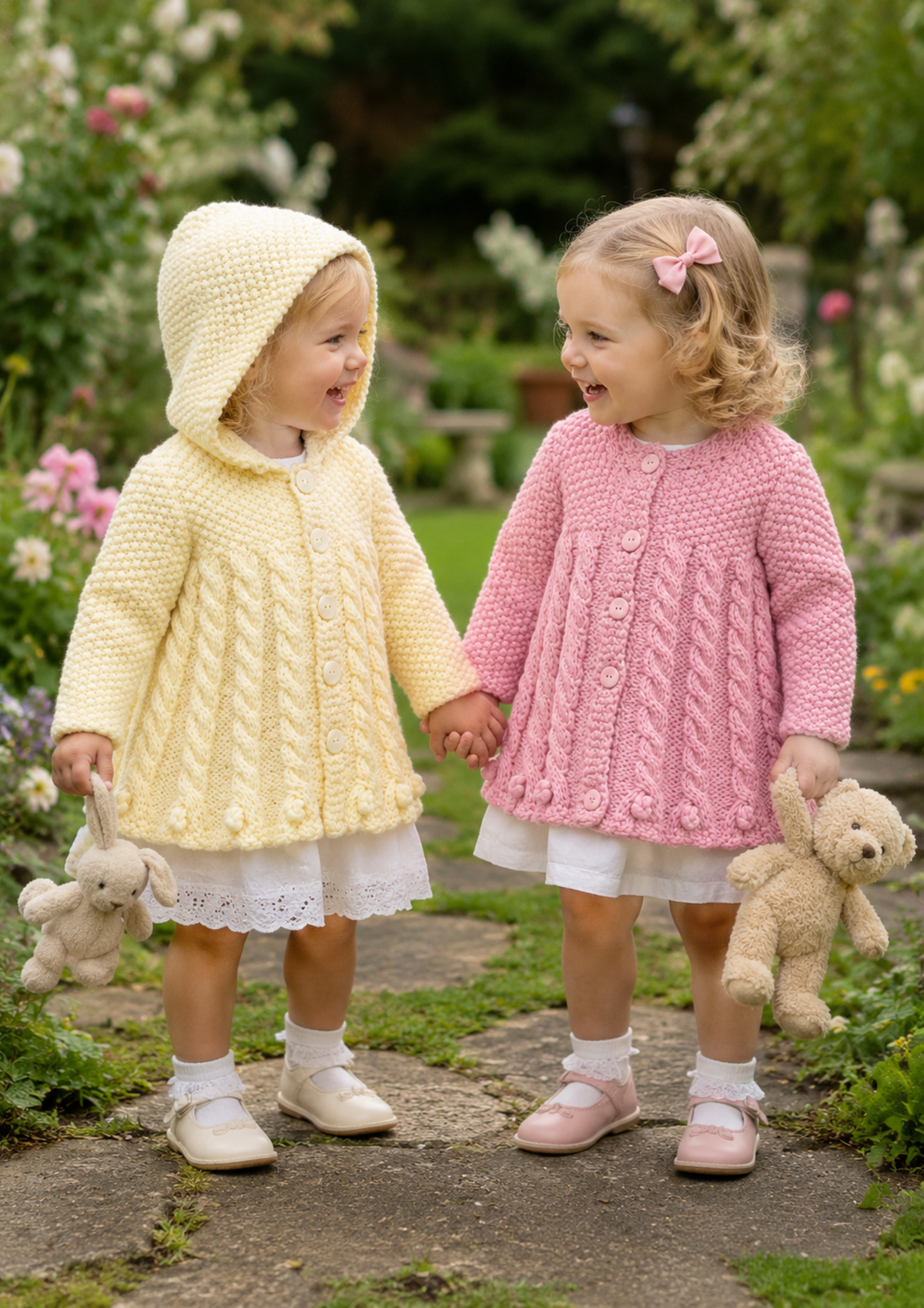 Baby & Child Chunky Cable Coat Knitting Pattern PDF - 0-6 Years